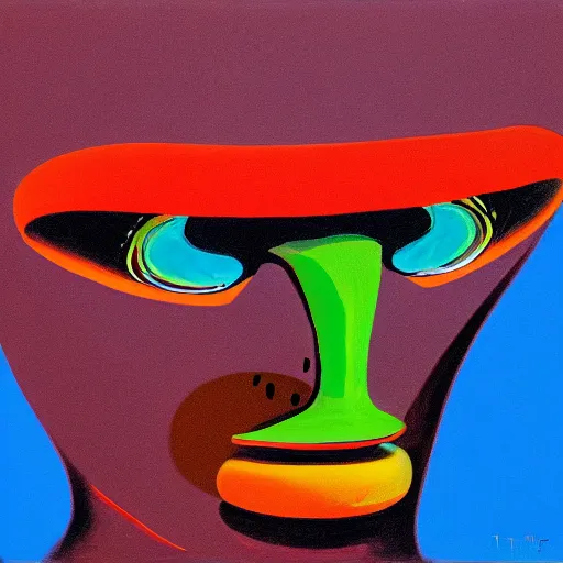 Image similar to alien by wayne thiebaud