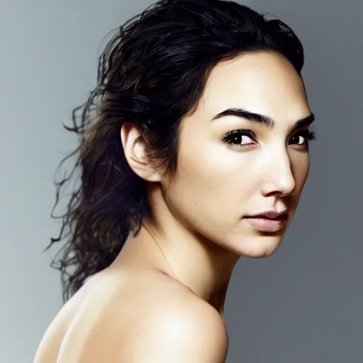Prompt: japanese eyes, african nose gal gadot