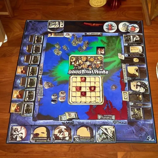 Image similar to cursed board game foot