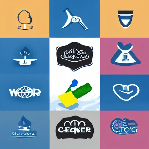 Image similar to logo concepts of a cleaning service provider company, just icons no text