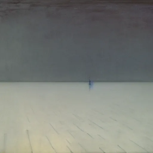 Image similar to the abstract painting'arctic void ', by caspar david friedrich, by rothko