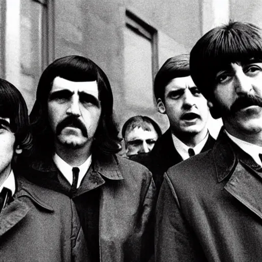 Prompt: soviet beatles