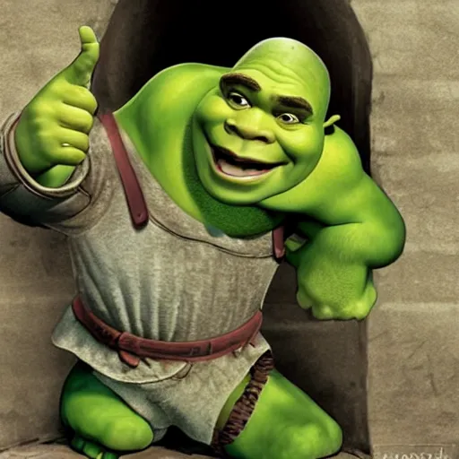 Prompt: Shrek as a soldier in Vietnam, award winning historical photograph