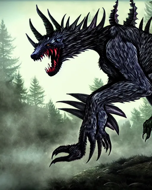 Image similar to the weresaurus transforms