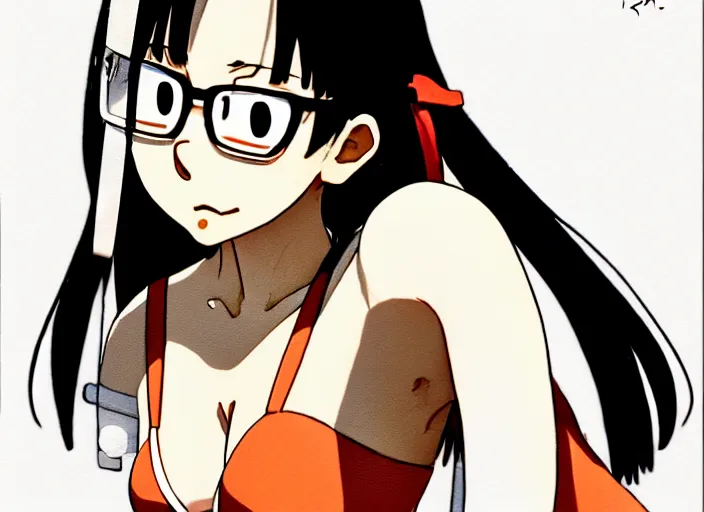 Image similar to an illustration of nagatoro - san, finely detailed features, closeup at the face, perfect art, at a festival, teasing and bullying, trending on pixiv fanbox, illustrated by nanashi, yuichi kato, take, studio ghibli, shinichi fukuda