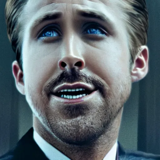 Image similar to a poster of ryan gosling playing martin luther king in a biopic, 4 k, film footage, highly detailed, movie poster