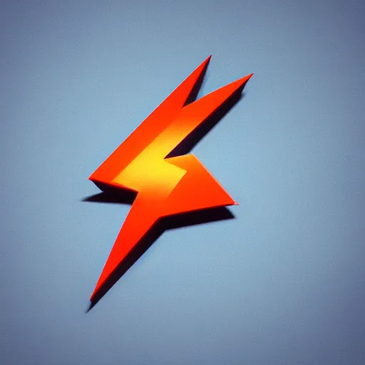 Prompt: lightning bolt logo, highly detailed, 4k, sharp focus, gradient, depth of field, blue, black, artstation, cgsociety, octane render,