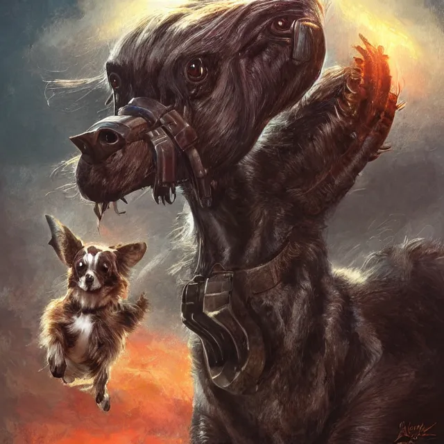 Prompt: arnold schwarzenegger dog mixed horse mixed penguin the thing 1 9 8 2 creature monstr john carpenter by stanley artgerm lau, antarctica, wlop, the thing alien assimilation, metamorphose, rossdraws, frank frazetta, andrei riabovitchev, marc simonetti