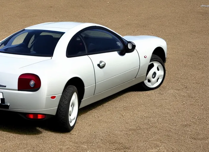 Image similar to a fiat coupe from 2 0 1 0, rear view