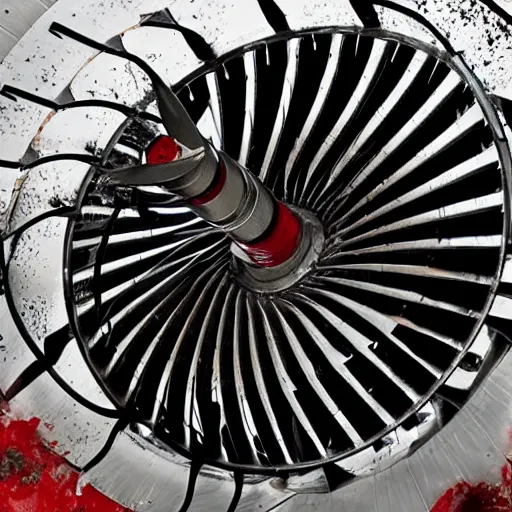 Image similar to bloody gory turbine