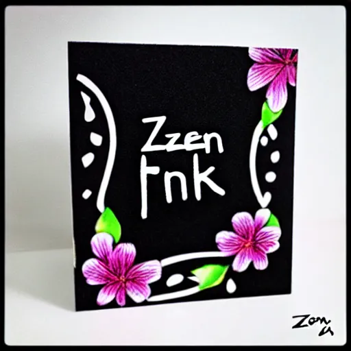 Prompt: zen ink surprise