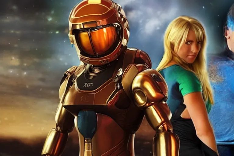 Image similar to samus aran in the new comedy movie