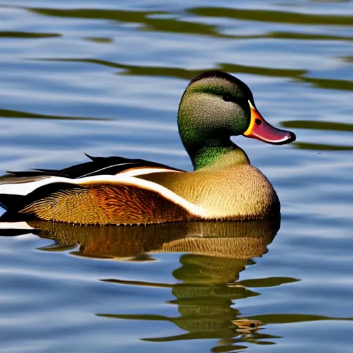 Image similar to a crowned duck