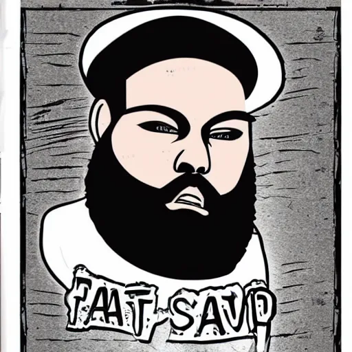 Image similar to fat bearded vlad savelyev