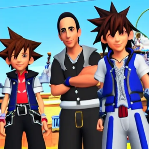 Image similar to jerry seinfeld in kingdom hearts