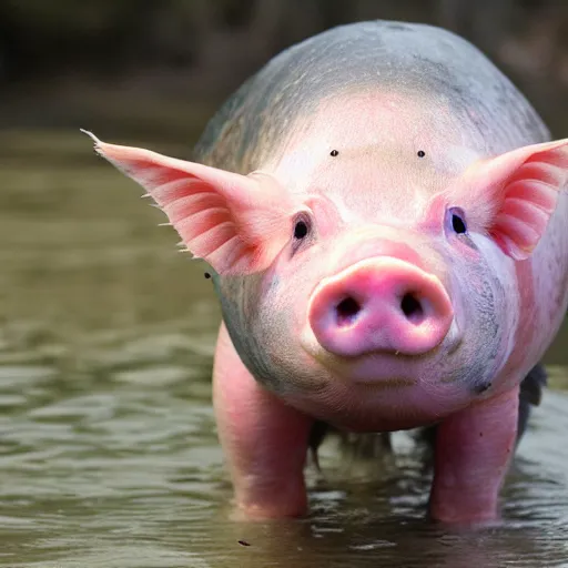 Image similar to fish pig, photo