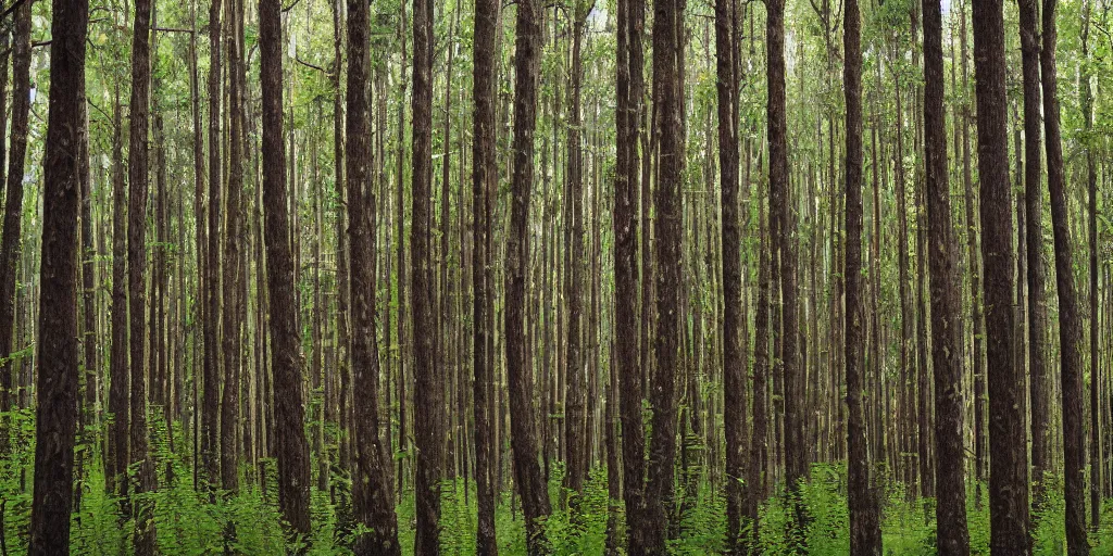 Prompt: koyaanisqatsi forest