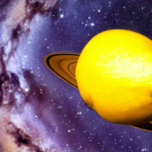 Image similar to planet lemon, photo by hubble telescope