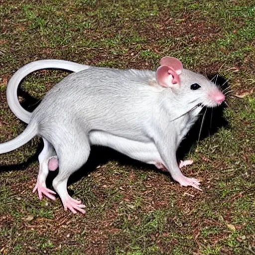 Image similar to hybrid of a rat and a dog