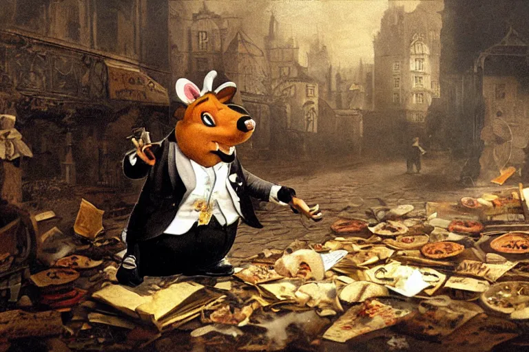 Prompt: a picture of biggie cheese dropping the sickest beat in 1 9 th century england, hd, 8 k