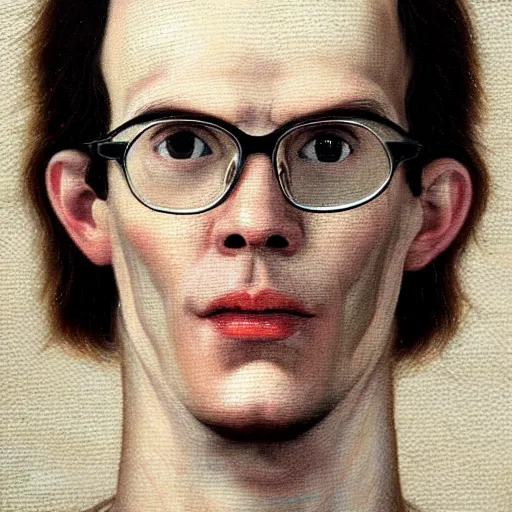 Image similar to A 17th century Baroque Painting of iDubbbz, grainy, realistic, hyperrealistic, very realistic, very very realistic, highly detailed, very detailed, extremely detailed, detailed, digital art, trending on artstation, detailed face, very detailed face, very detailed face, realism, HD Quality, 8k resolution, intricate details, body and head in frame, painting, oil painting, trending on deviantart, Baroque Painting