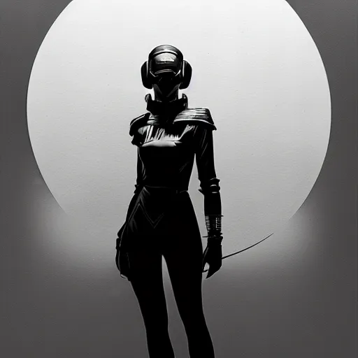 Prompt: a maciej kuciara art deco style eldrad sci - fi pilot, ink drawing, smooth, sharp focus, vibrant volumetric dark natural light, dark enlightenment, alchemy, nigredo.