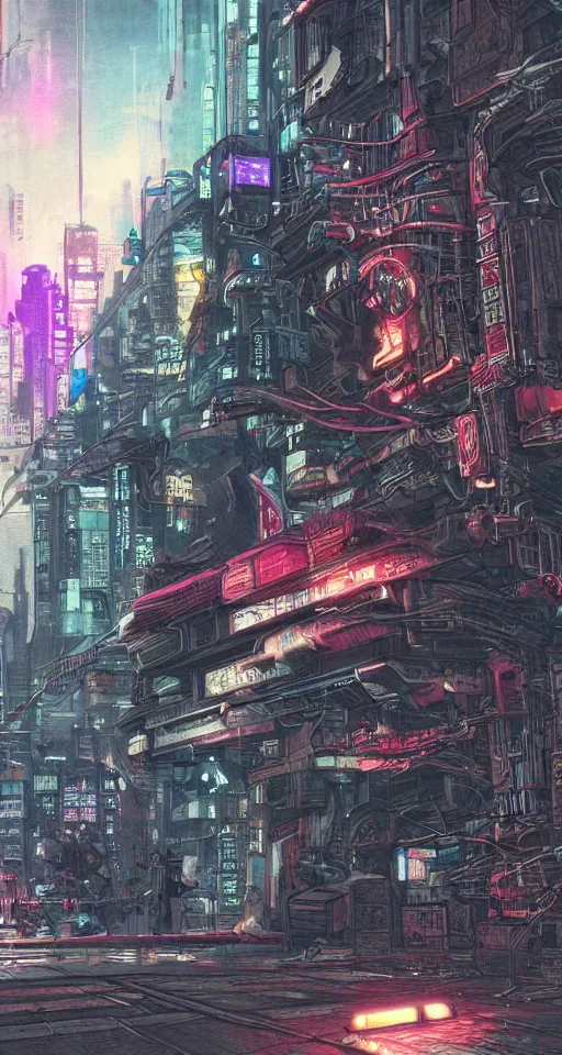 Prompt: cyberpunk glsdiator, concept art, colorized pencil, highly detailed, Akihiko Yoshida