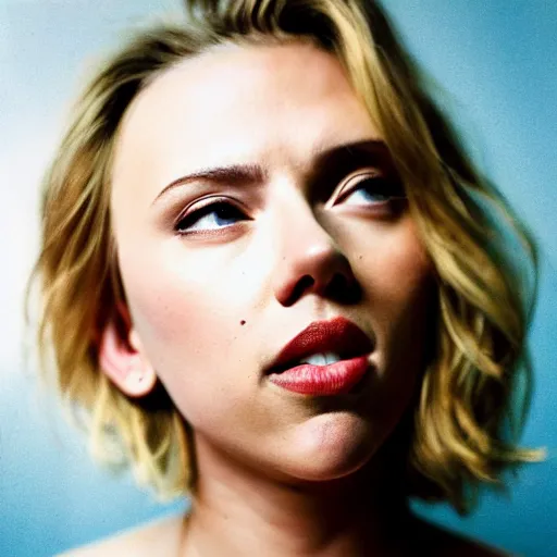 Image similar to “Scarlett Johansson portrait, Matt Hughes”