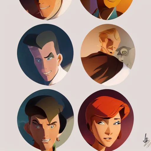 Prompt: face icon stylized minimalist the new adventures of johnny quest, loftis, cory behance hd by jesper ejsing, by rhads, makoto shinkai and lois van baarle, ilya kuvshinov, rossdraws global illumination