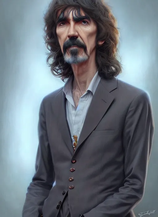 Prompt: george harrison, digital artwork by artgerm and lily abdullina, wpol and sarasti, donato giancola and android jones, artstation