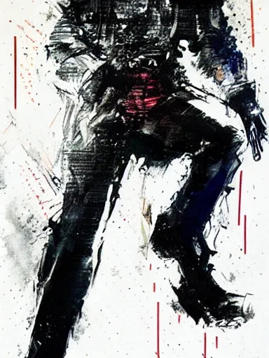 Image similar to clint eastwood by bill sienkiewicz, painting, detailed, hyper-detailed