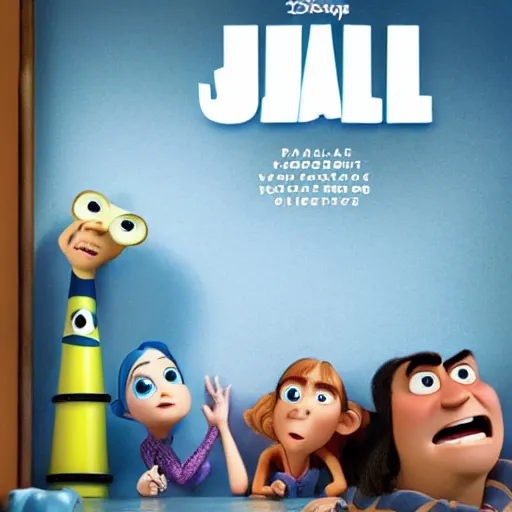 Image similar to jail, pixar style