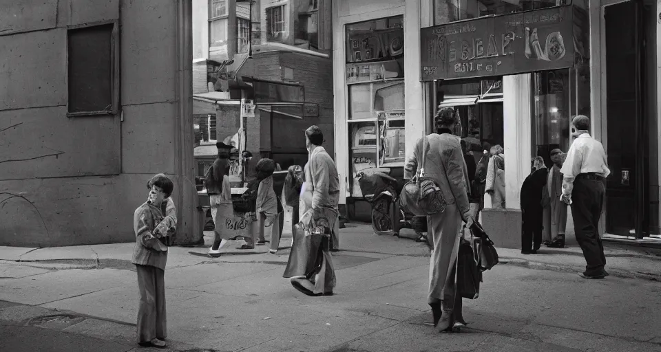 Prompt: an example of vivian maier's work