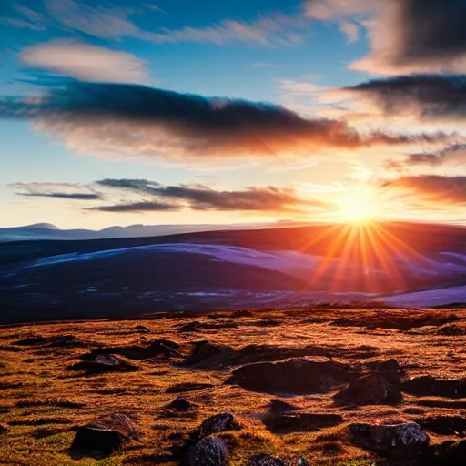 Image similar to Beautiful sunset skyline overlooking the Cairngorm plateau