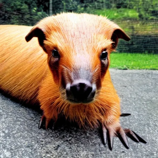 Image similar to capybara dachshund mixed breed