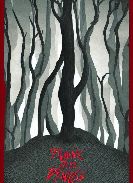 Image similar to twin peaks movie poster art by enrich torres