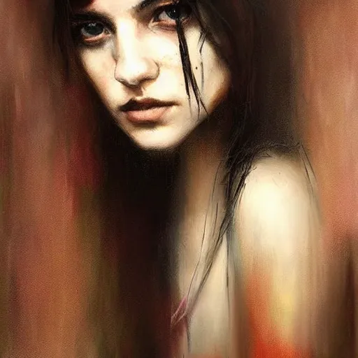 Prompt: Artwork by Casey Baugh