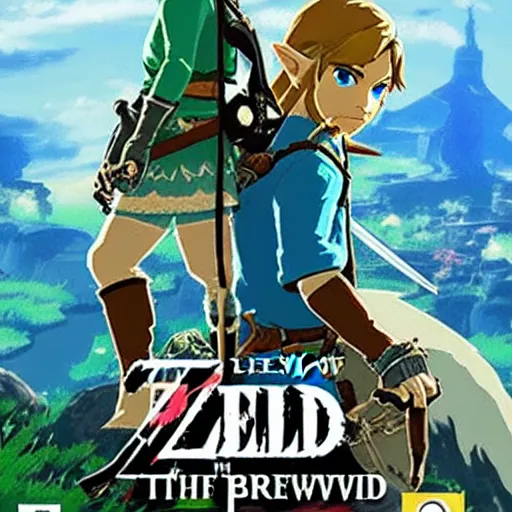 Prompt: the legend of zelda breath of the wild 2