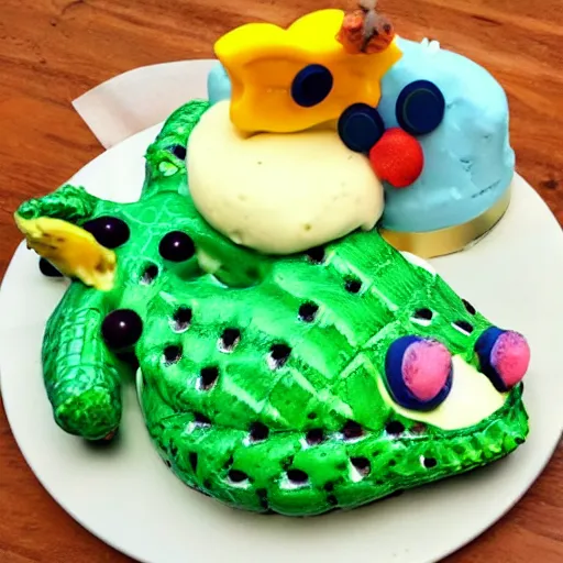 Image similar to alligator icecream