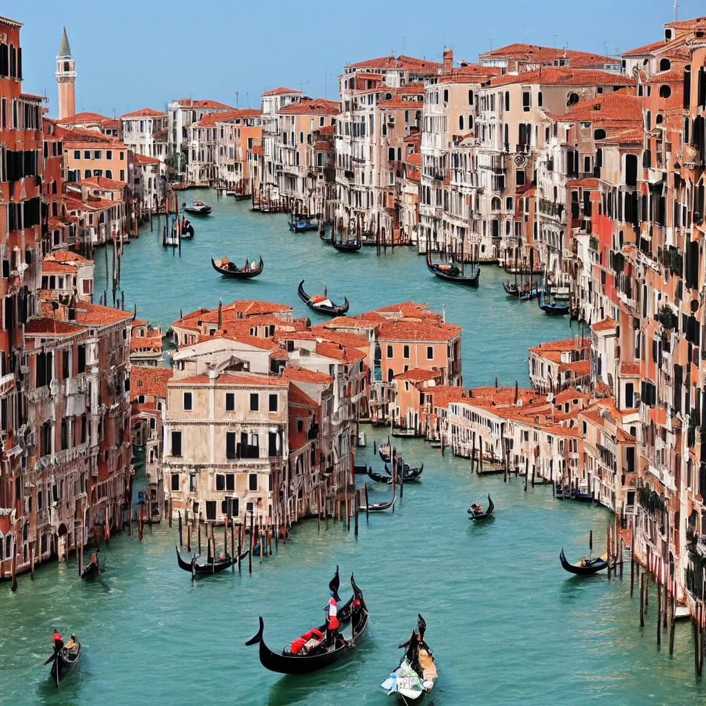 Prompt: venice zalem city