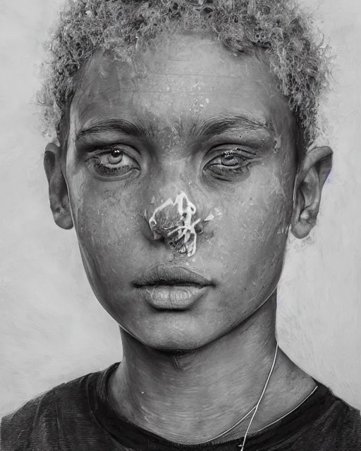 Prompt: highly detailed portrait, andrew reid