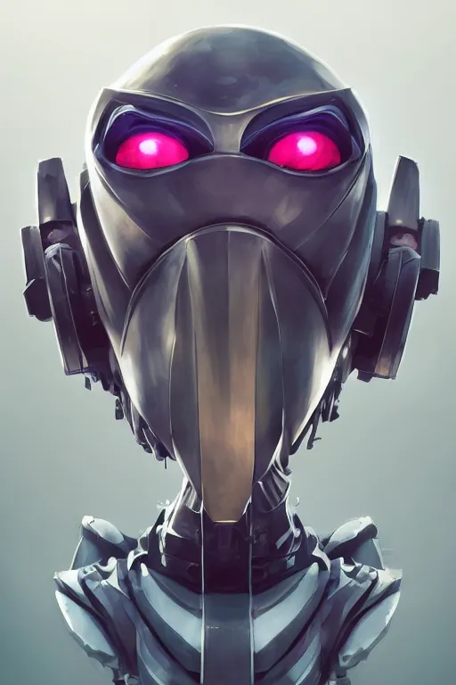 Image similar to epic mask helmet robot ninja portrait stylized as fornite style game design fanart by concept artist gervasio canda, behance hd by jesper ejsing, by rhads, makoto shinkai and lois van baarle, ilya kuvshinov, rossdraws global illumination radiating a glowing aura global illumination ray tracing hdr render in unreal engine 5