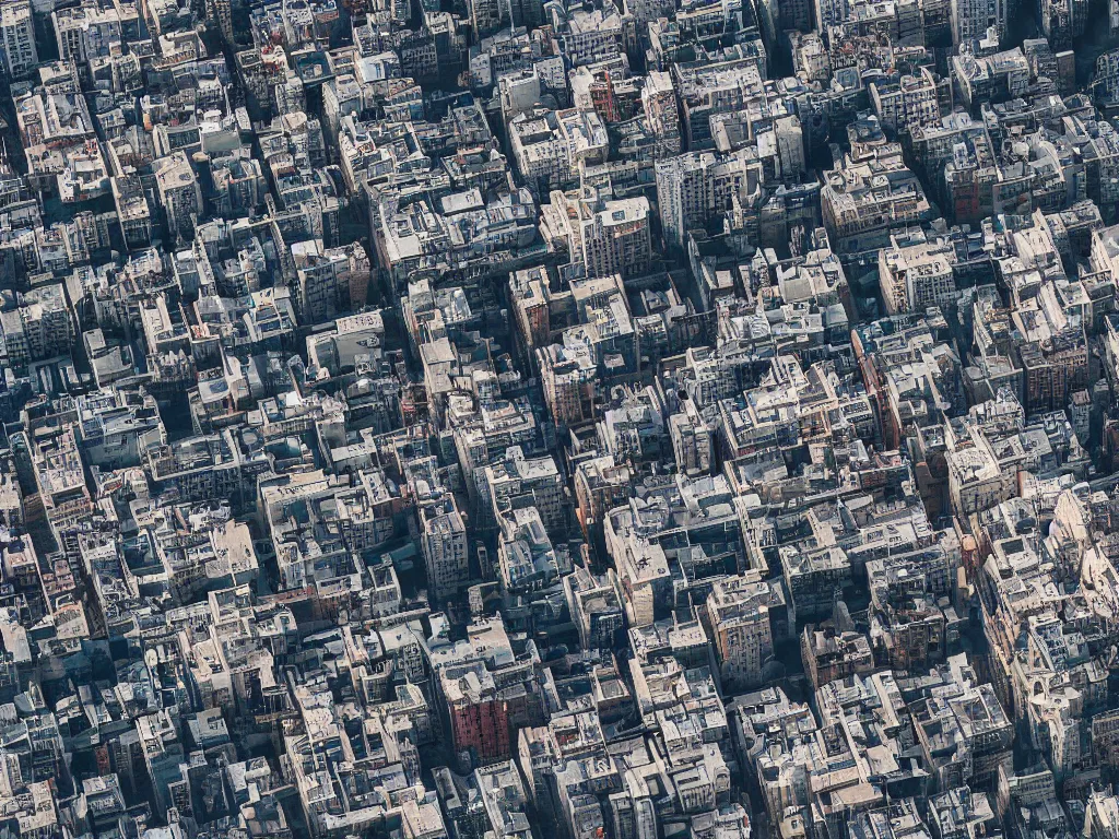 Prompt: drone view of a city, Brutalist concrete architecture, sharp focus,telephoto lens,digital art 4k