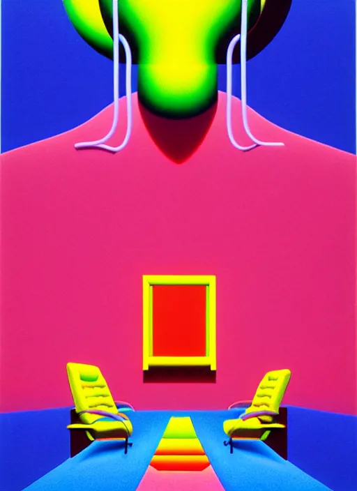 Image similar to living room by shusei nagaoka, kaws, david rudnick, airbrush on canvas, pastell colours, cell shaded, 8 k