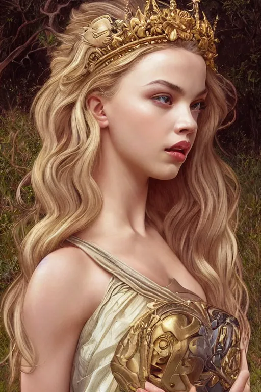 Prompt: ultra realistic illustration, a stunningly beautiful greek goddess of ecstasy played by jordyn jones and dove cameron and margot robbie and taylor swift and megan fox and natalie dormer, intricate, elegant, highly detailed, digital painting, artstation, concept art, smooth, sharp focus, illustration, art by artgerm and greg rutkowski and alphonse mucha