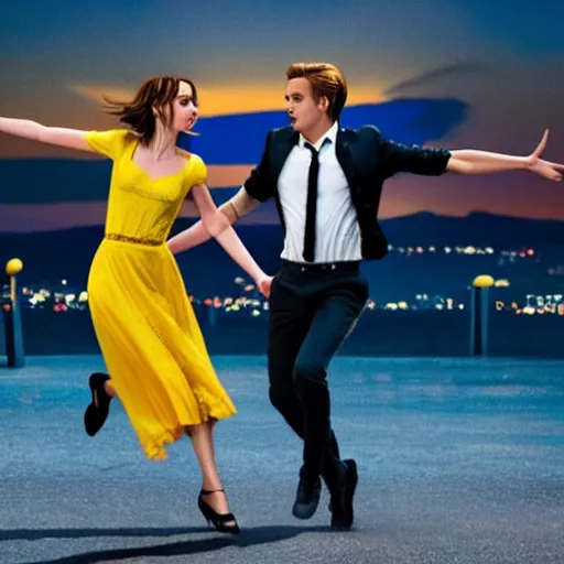 Image similar to Jamie Campbell Bower and Ana de Armas in La La Land (2016)