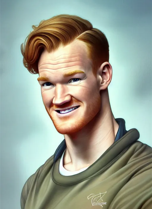 Prompt: cute greg rutherford, natural lighting, path traced, highly detailed, high quality, digital painting, by don bluth and ross tran and studio ghibli and alphonse mucha, artgerm