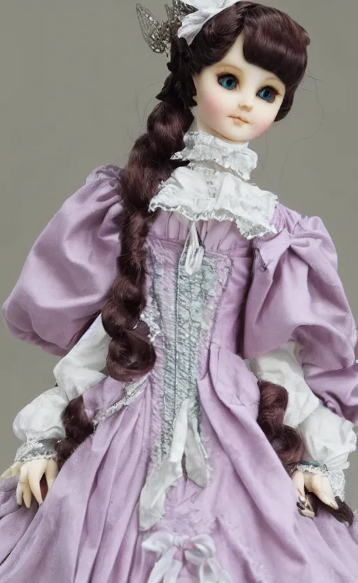 Image similar to dollfie in victorian dress