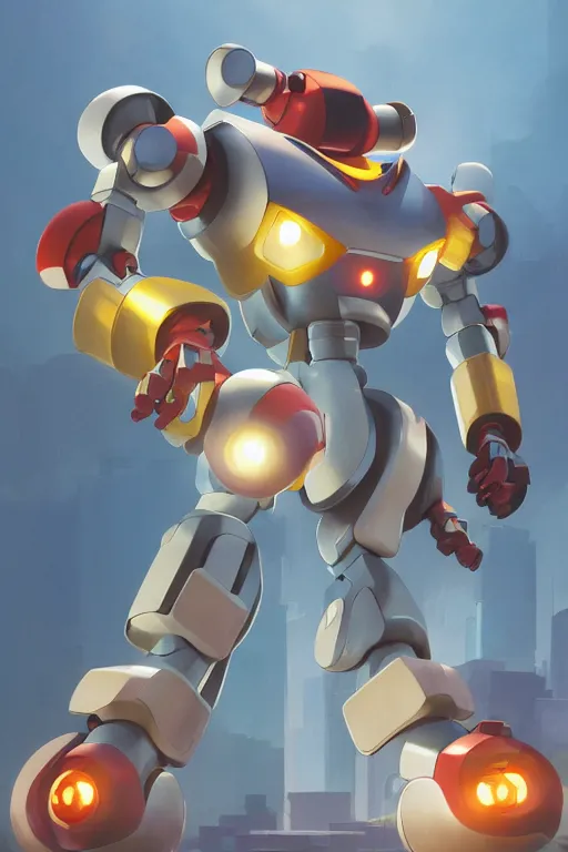 Image similar to metabots medabots medarotto medarot robot minimalist comics, behance hd by jesper ejsing, by rhads, makoto shinkai and lois van baarle, ilya kuvshinov, rossdraws global illumination ray tracing hdr radiating a glowing aura