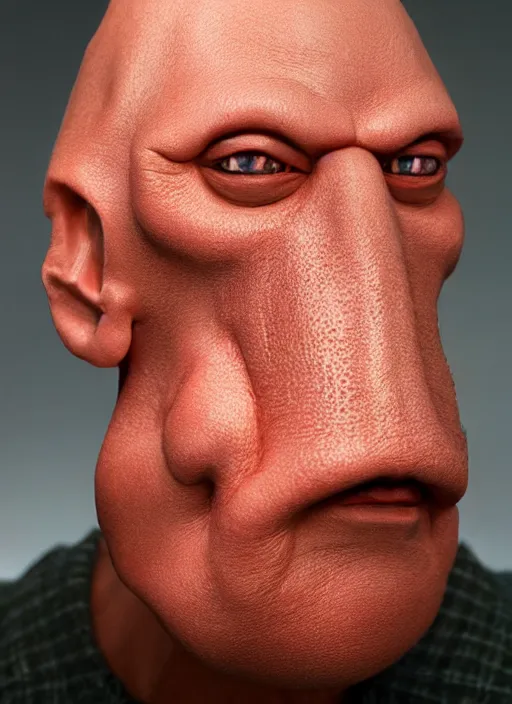 Image similar to photorealistic 3 0 0 0 ( dr. john a. zoidberg ), portrait photography feroflex photorealistic studio lighting ektachrome detailed intricate face details, ultradetails, beautiful face, realistic shaded perfect face, extremely fine details